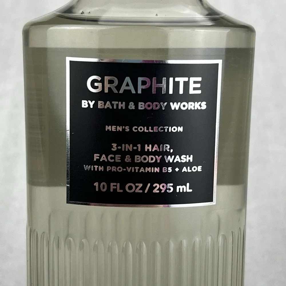Bath and Body Works GRAPHITE 3-IN-1 Face Hair Body Wash 10 oz Mens Birthday Gift